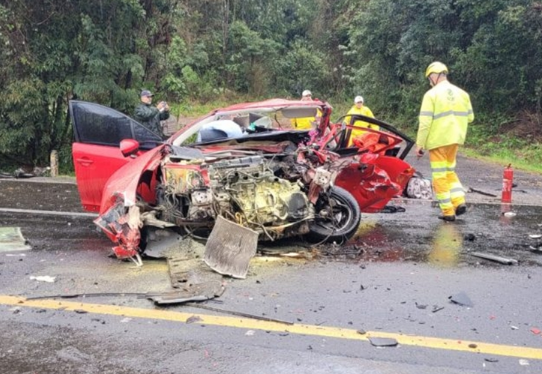 Duas vítimas fatais em trágico acidente na BR-386