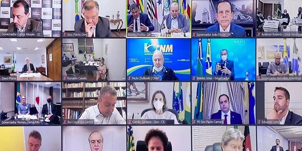 Governadores querem reunião com Bolsonaro por 'normalização institucional'