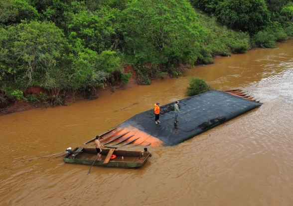 Encontrado o corpo de balseiro que havia desaparecido no Rio Uruguai