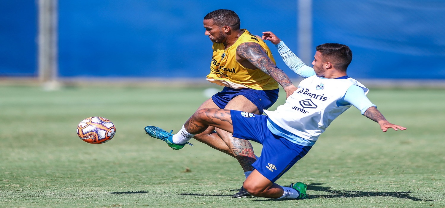 Grêmio finaliza preparação para encarar o Juventude e dá indício de time titular