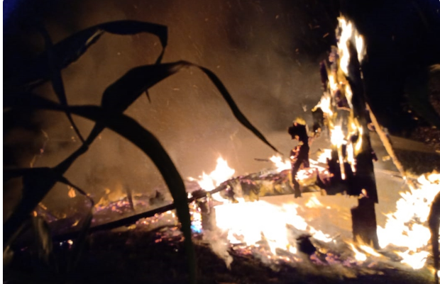 Homem morre carbonizado em incêndio de residência no interior de Tiradentes do Sul