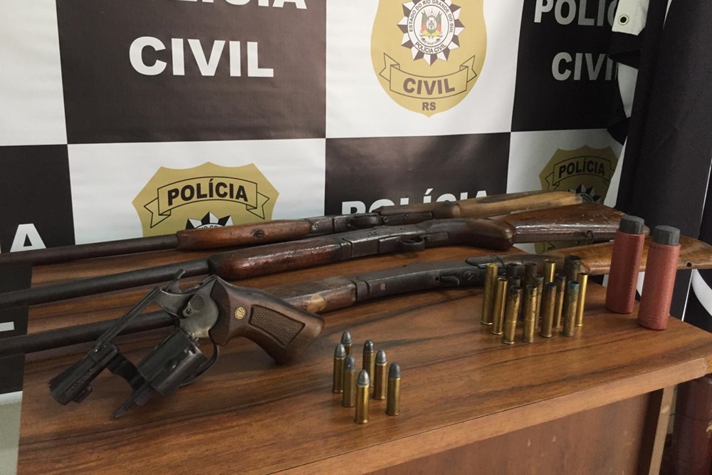 OPERAÇÃO MIRABAL: Polícia apreende armas no interior de Seberi