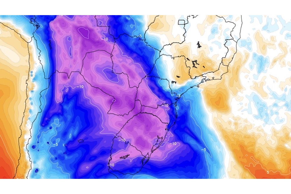 Poderosa massa de ar polar chega ao Brasil com chance de neve no sul do país