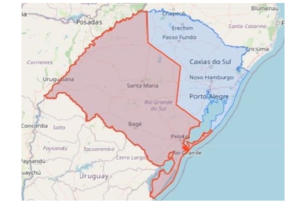 Defesa Civil emite alerta de instabilidade que avança da argentina para o Rio Grande do Sul