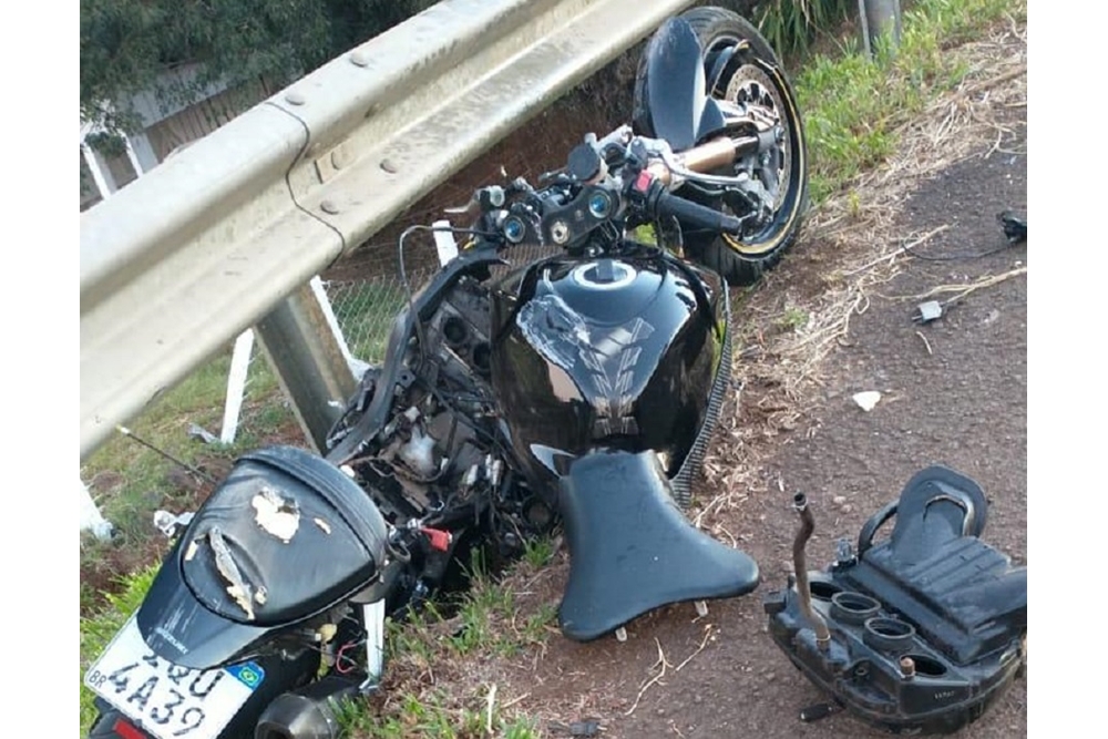 Violenta colisão deixa motociclista morto na RSC-472 em Tenente Portela