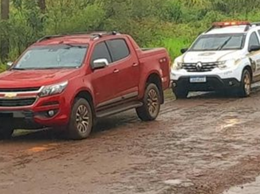 Camionete S10 roubada em Palmeira das Missões é encontrada em Iraí