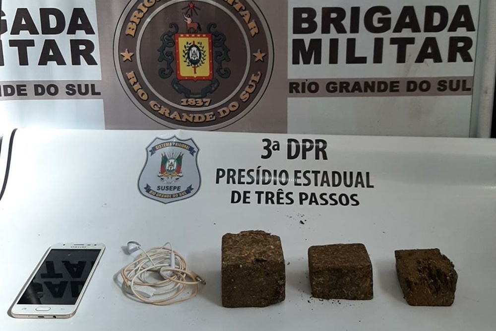 7° BPM evita que drogas e celulares ingressem no Presídio Estadual de Três Passos