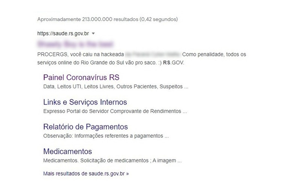 Sites relacionados ao governo do RS ficam indisponíveis após ataque cibernético