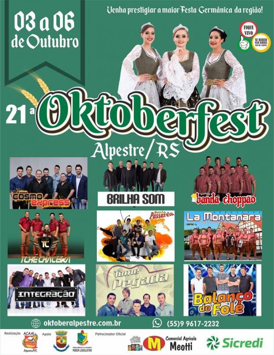 Divulgação das Bandas da 21° Oktoberfest