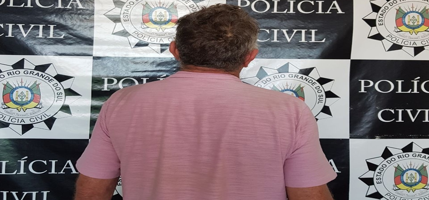 Polícia Civil prende homem acusado de estupro de vulnerável em Ametista do Sul