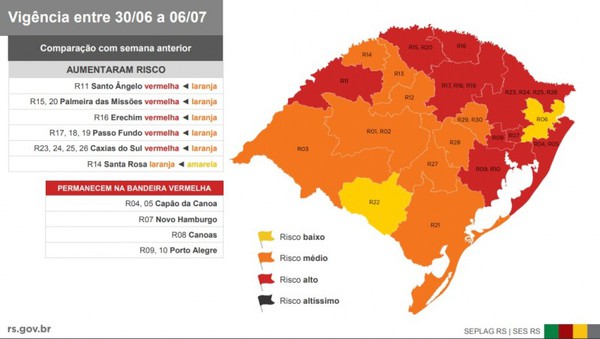 COVID-19: 41 cidades da região podem adotar protocolos da bandeira laranja