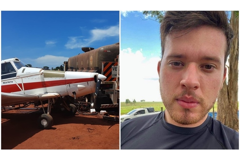 Jovem morre após ser atingido por avião agrícola pilotado pelo pai no interior de SP