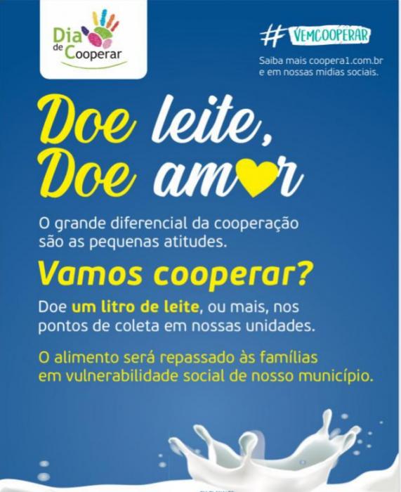 Cooper A1 de Alpestre lança a Campanha “DOE LEITE, DOE AMOR”.