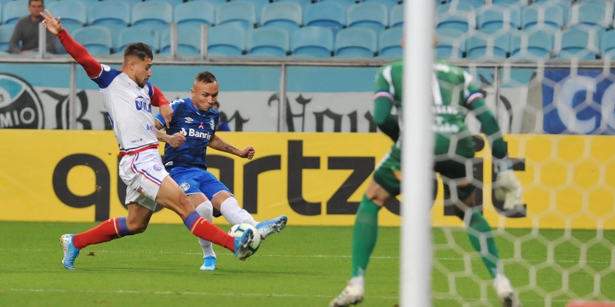 Grêmio perde para o Bahia na Arena com gol de pênalti no fim