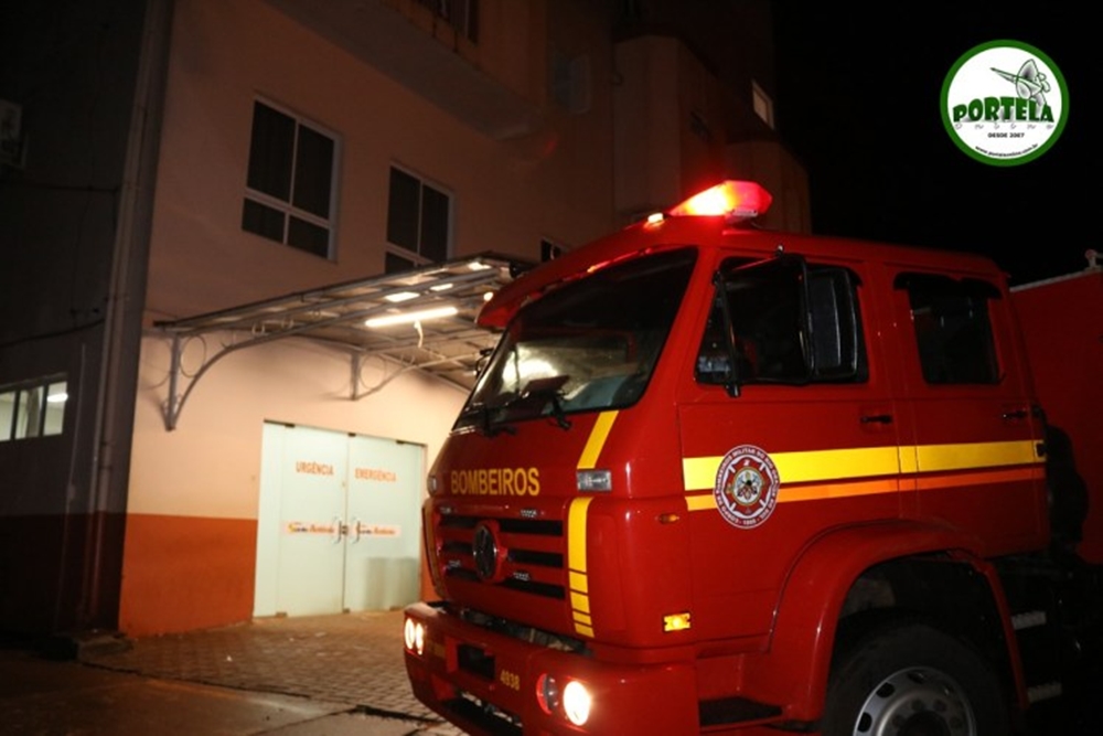 Princípio de incêndio em Hospital de Tenente Portela mobiliza Bombeiros